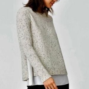 Club Monaco Slit Back Woven Sweater Size XS - NWT